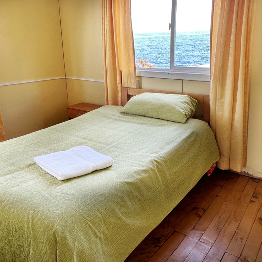 Habitación con vista al mar en Isla Magdalena